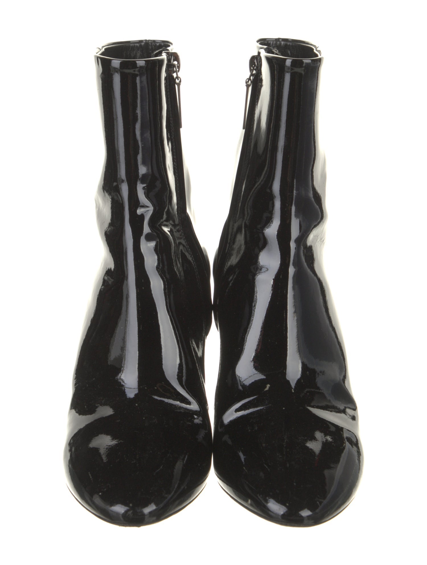Saint Laurent Patent Leather Boots
